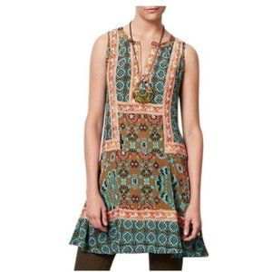 Tolani Anthropologie Reva Sleeveless Silk Dress
